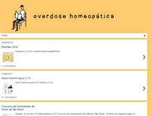 Tablet Screenshot of overdosehomeopatica.com